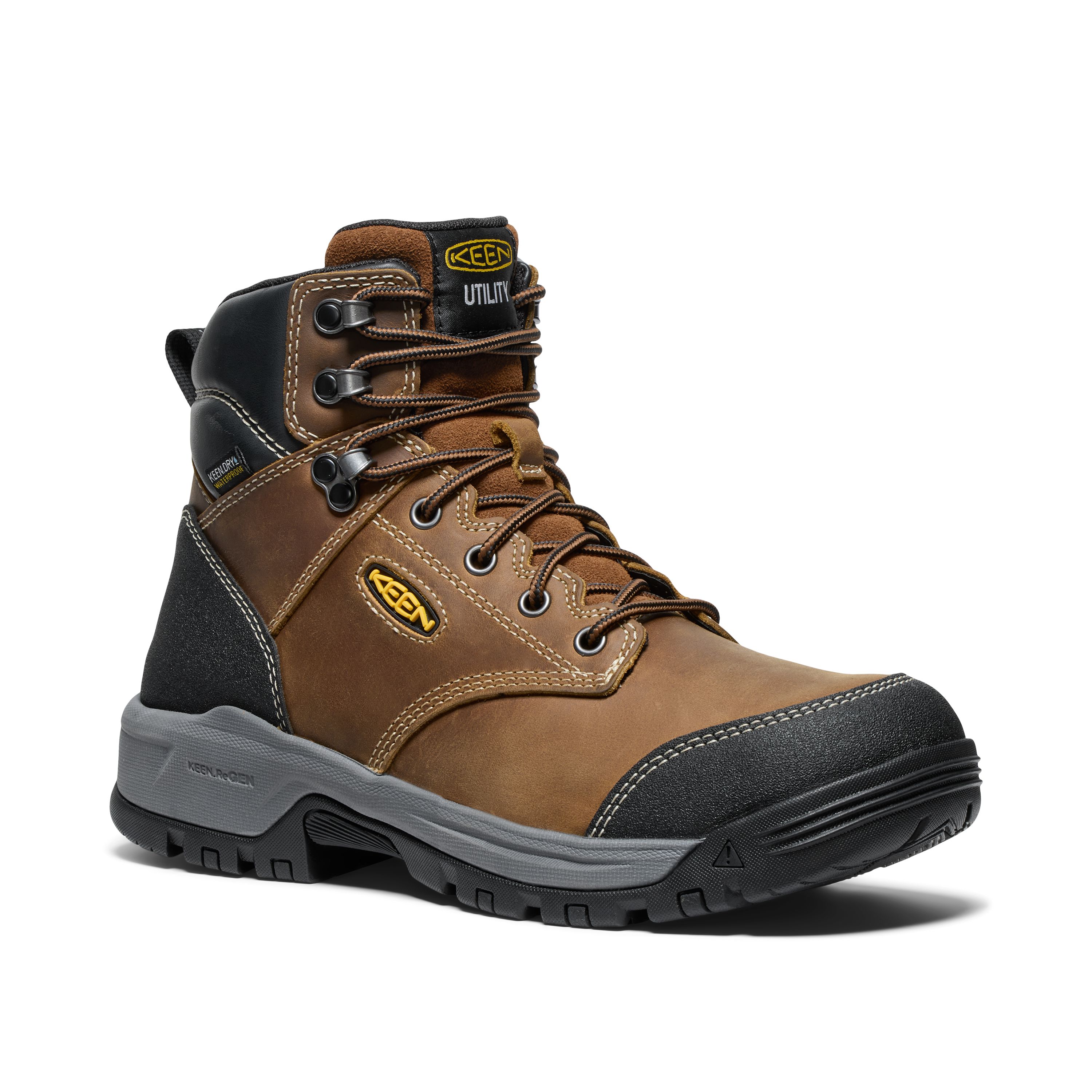 KEEN - Men's Evanston 6" Waterproof Boot (Soft Toe) - Image 8