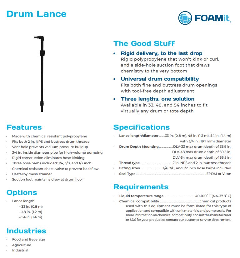 TEAT FOAM SYSTEM, Wall Mount, For pre-mix products - Image 3