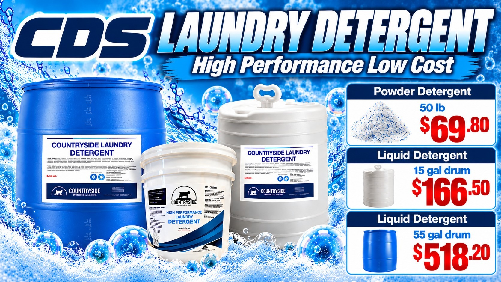 EMAIL High-Performance Laundry Detergent Ad Save on Commercial Laundry Detergent