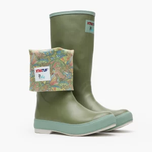 XTRATUFF WOMEN'S 15" LEGACY BOOT, Plain Toe, Grey Boho Bass